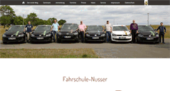 Desktop Screenshot of fahrschule-nusser.de